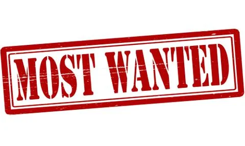 Most wanted Illustrazione stock