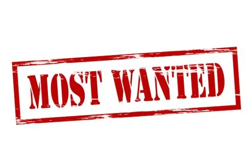 Most wanted Illustrazione stock