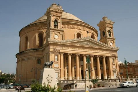 Mosta dome, malta Stock Photos