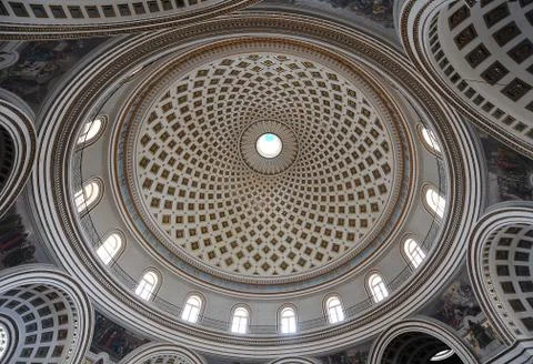 Mosta Dome Stock Photos