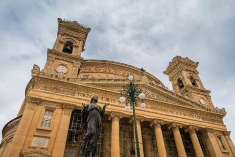 Mosta Rotunda Dome Stock Photos