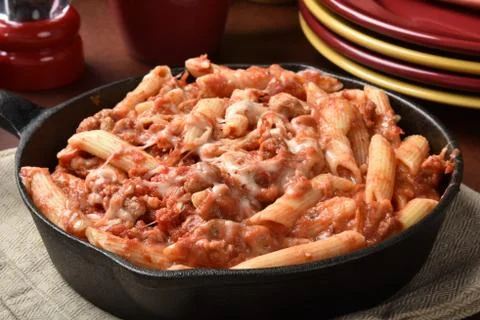 Mostaccioli Bake Stock Photos