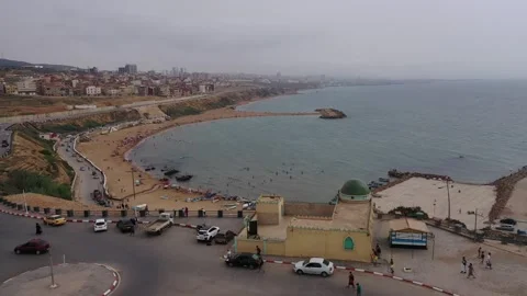 Mostaganem seafront Video stock 289315925