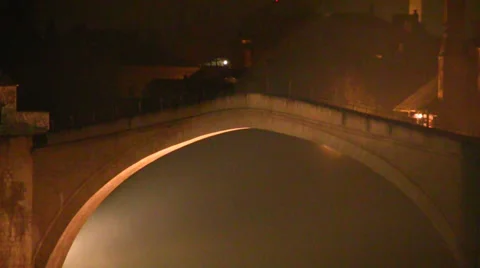 Mostar bridge Stock Footage 33961398