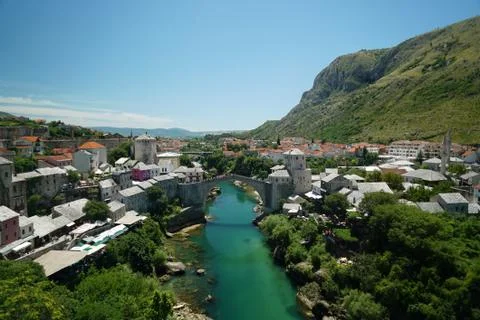 Mostar bridge Foto stock
