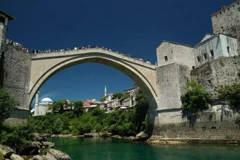Mostar bridge Foto stock