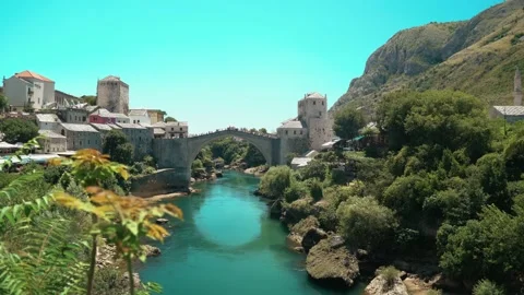 Mostar Bridge1 Stock Footage 138680284