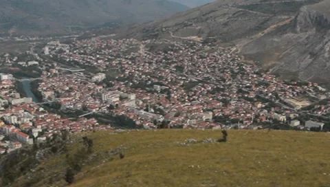 Mostar extreme long-shot 2 Video stock 8660376