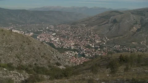 Mostar extremely long-shot Vidéo 8683633