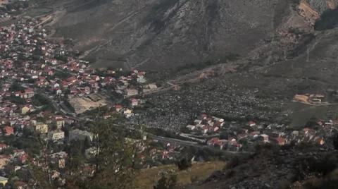 Mostar. Pan. 4 Video stock 8658533