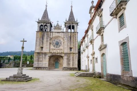 Mosteiro de Pombeiro Stock Photos