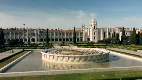 Mosteiro dos Jeronimos Monastery Belem City Architecture Sunny Day No.1 Video stock 167275294