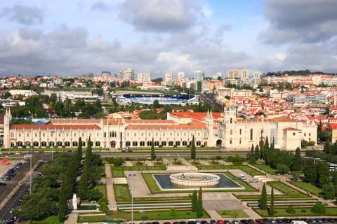 The mosteiro dos jeronimos Stock Photos