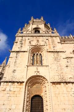 The mosteiro dos jeronimos Stock Photos