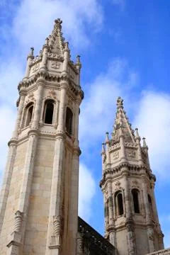The mosteiro dos jeronimos Stock Photos