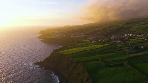 Mosteiros Coast - Ponta do Escalvado - São Miguel - Azores - Portugal Vídeo Stock 347714432