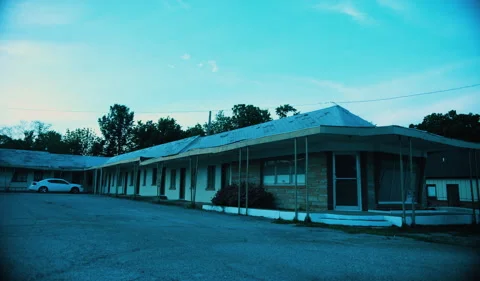 Motel and Diner Stock Footage 320358671