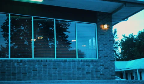 Motel and Diner Stock Footage 320358751