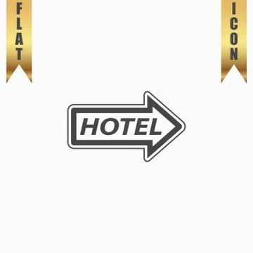 Motel signboard vector Stock Illustration