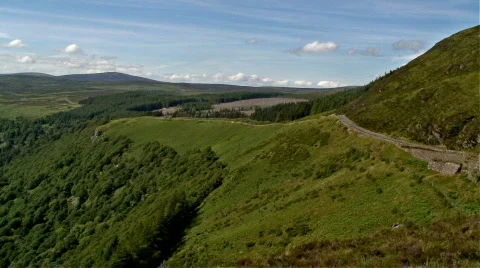 Motering in Ireland Stock Footage 116005