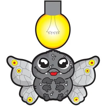 Moth Stock Illustration