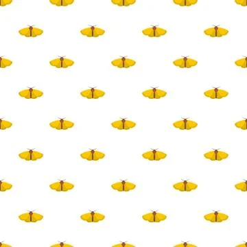 Moth pattern seamless Illustrazione stock