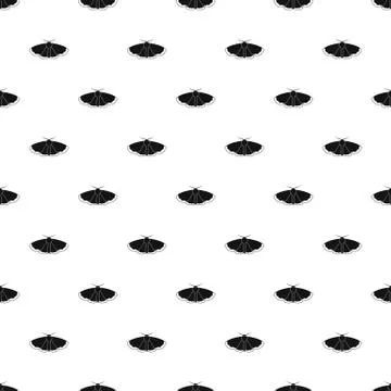 Moth pattern seamless Illustrazione stock