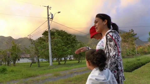 Mother and Daughters Stock-Footage 35224326