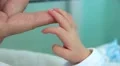 Mother and newborn baby in maternity home HD Footage
