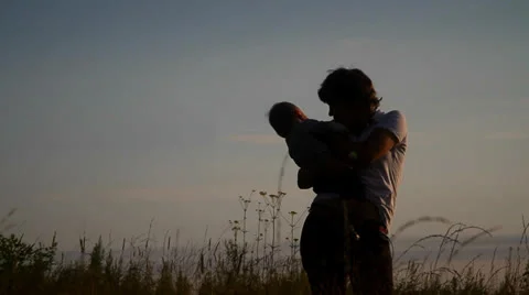 Mother and son Stock Footage 26314115