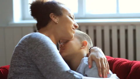 Mother and son Stock Footage 105299802
