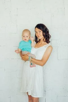 Mother and son Stock Photos
