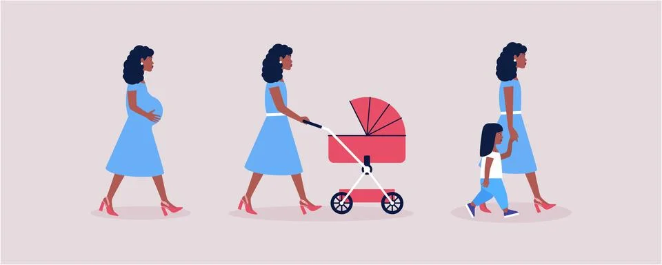 Mother concept 库存插图