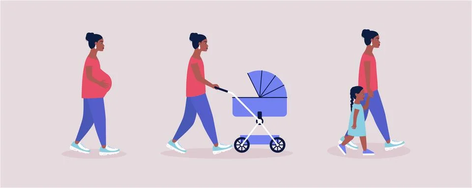 Mother concept 库存插图