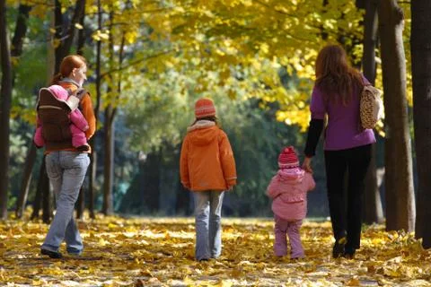 Mother with daughters Stock Photos