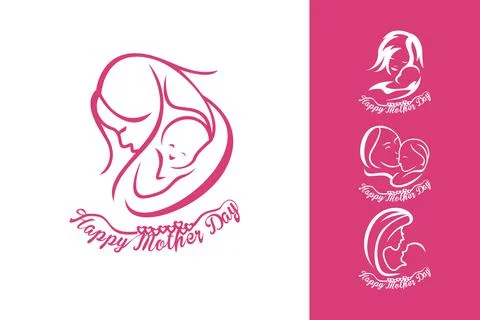 Mother day Stock Illustration