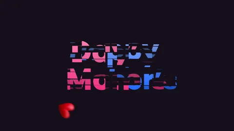 Mother day text animation Stock Footage 329355592