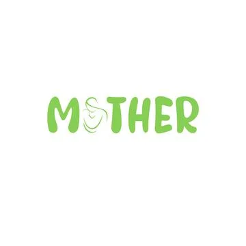 MOTHER design logo Stock Illustration