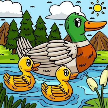 duck pond clip art