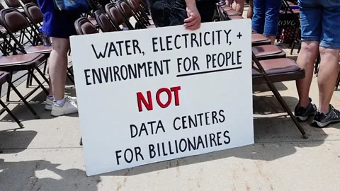 Mother Earth Vs Big Tech Petition rally at the capitol in Minnesota Stock Footage 339373104