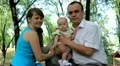 Mother, father and baby HD Footage