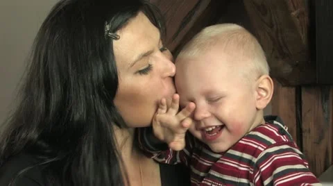 Mother having fun with her son Video stock 11830018