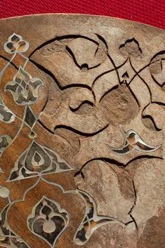 Mother of pearl inlaying. the pearl shell as a sea shell object Foto stock