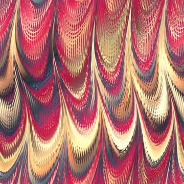 Mother of Pearl metallic wavy pattern. Iridescent texture silver gold folds 스톡 일러스트