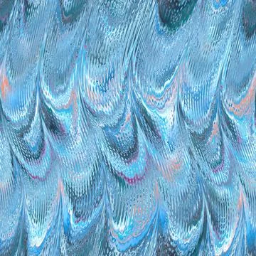 Mother of Pearl metallic wavy pattern. Iridescent texture silver gold folds Stock Illustration