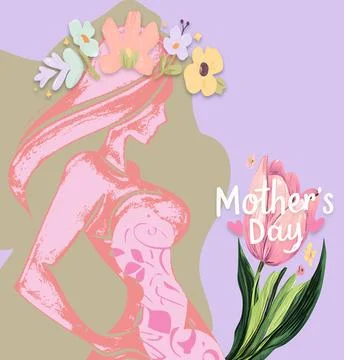 Mother s day Stock Illustration
