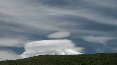 The Mother Ship forming from clouds Stock Footage 54747070