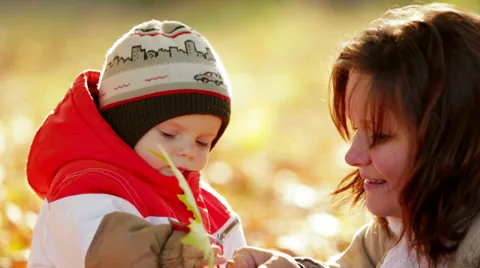 Mother With Small Son Stock-Footage 36568272
