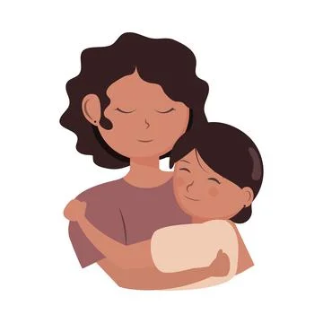 Mother with a son Stock Illustration