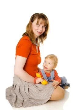Mother with son Stock Photos